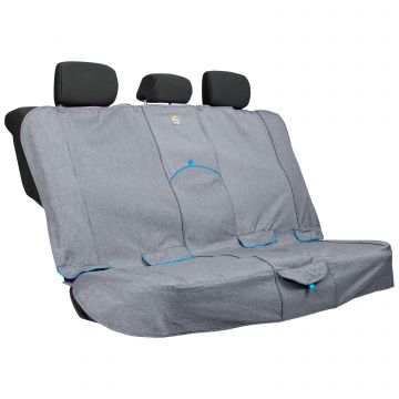 Kurgo Heather Bench Seat Cover Grey/Blue